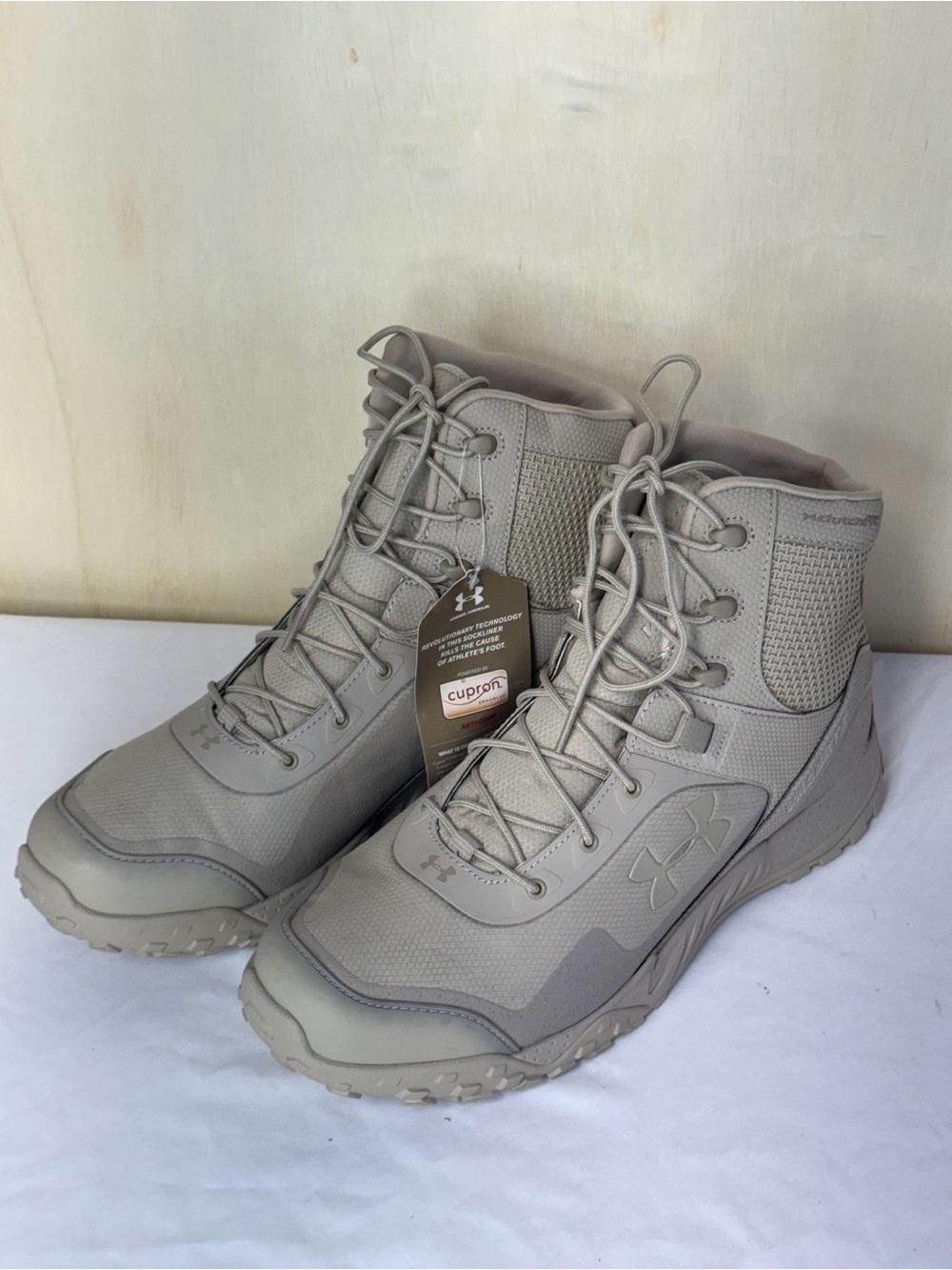 Under Armour UA Valsetz RTS Tactical Boots Mens Size 13 EU 47.5 Desert Sand